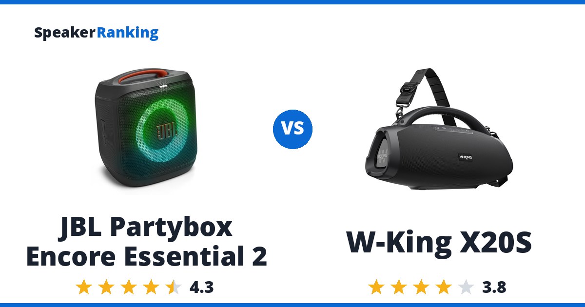 JBL Partybox Encore Essential 2 vs W-King X20S