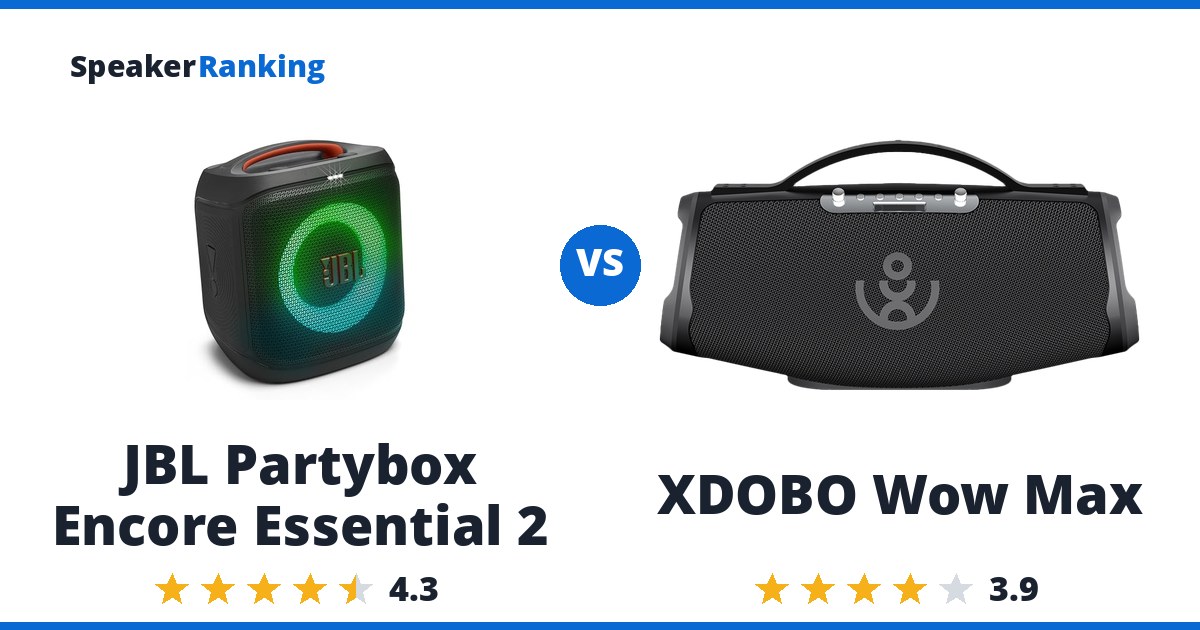 JBL Partybox Encore Essential 2 vs XDOBO Wow Max
