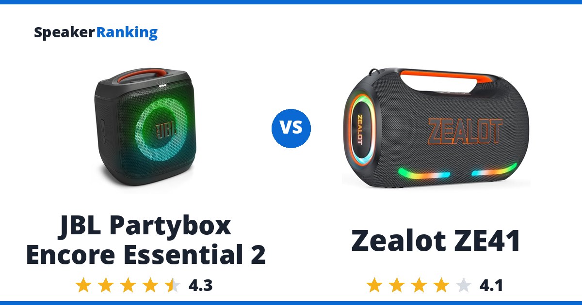 JBL Partybox Encore Essential 2 vs Zealot ZE41