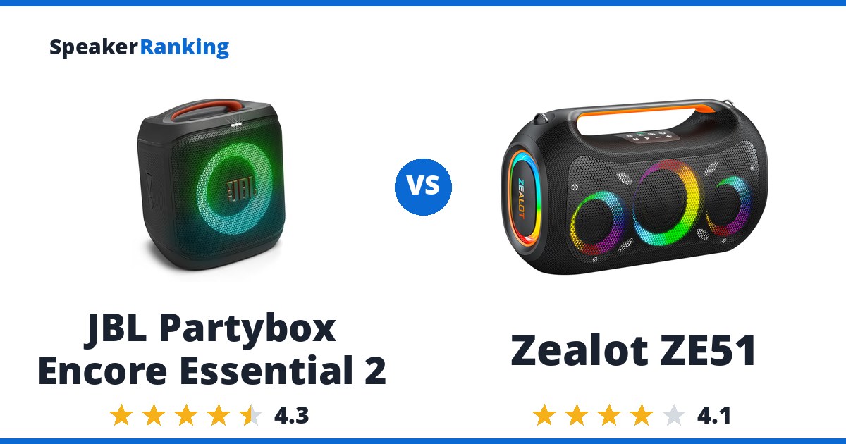 JBL Partybox Encore Essential 2 vs Zealot ZE51