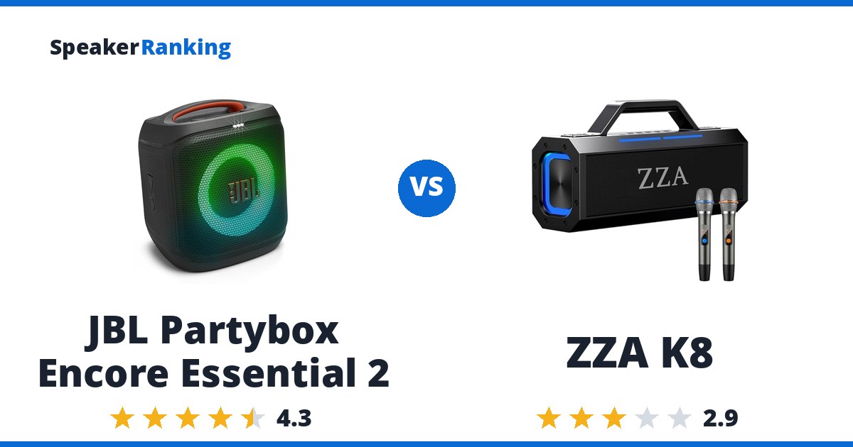 JBL Partybox Encore Essential 2 vs ZZA K8