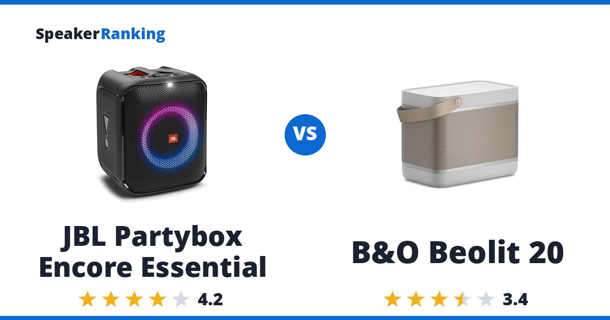 JBL Partybox Encore Essential vs B&O Beolit 20