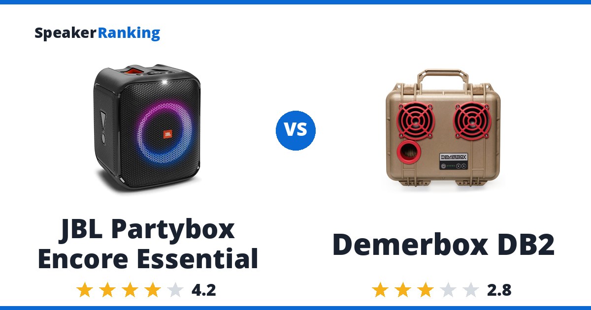 JBL Partybox Encore Essential vs Demerbox DB2