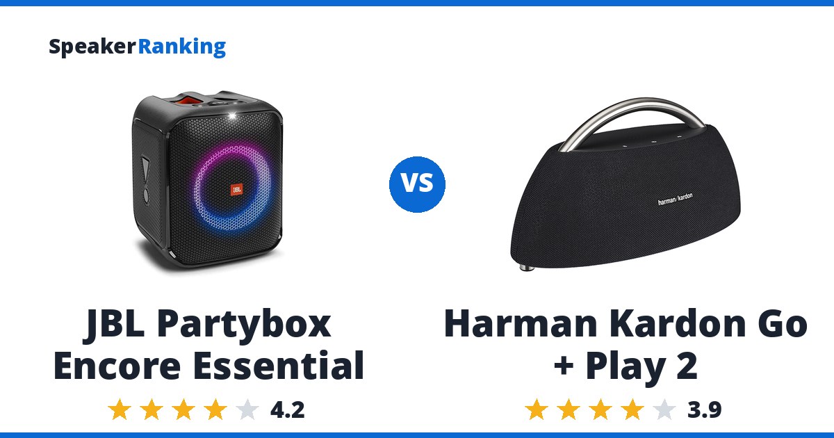 JBL Partybox Encore Essential vs Harman Kardon Go + Play 2