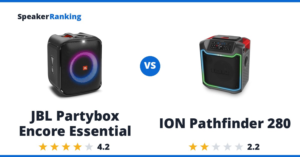 JBL Partybox Encore Essential vs ION Pathfinder 280