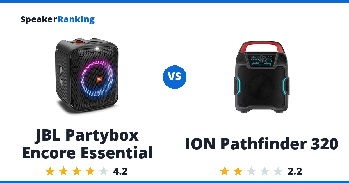 JBL Partybox Encore Essential vs ION Pathfinder 320