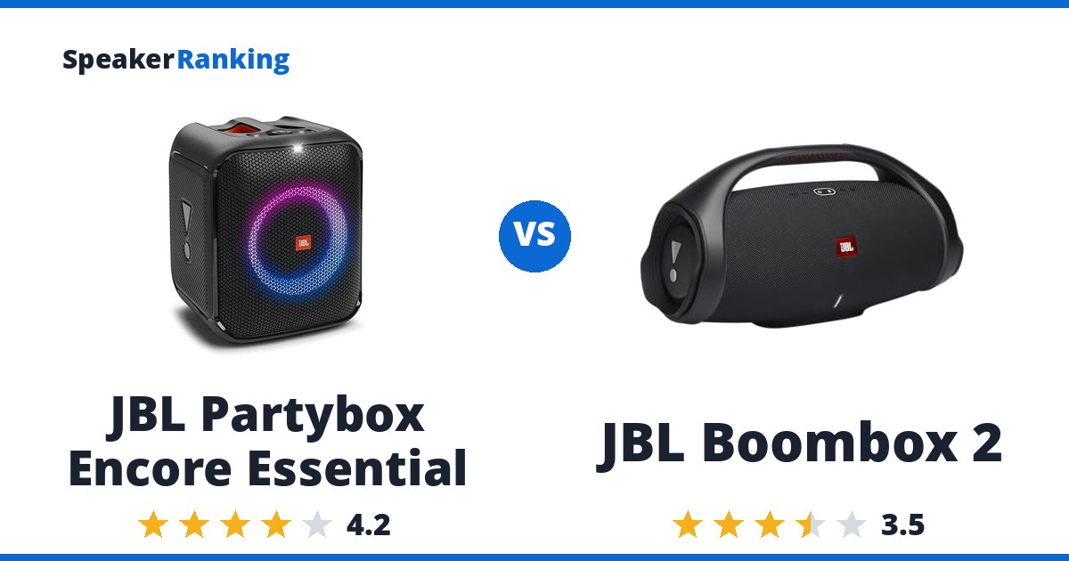 JBL Partybox Encore Essential vs JBL Boombox 2