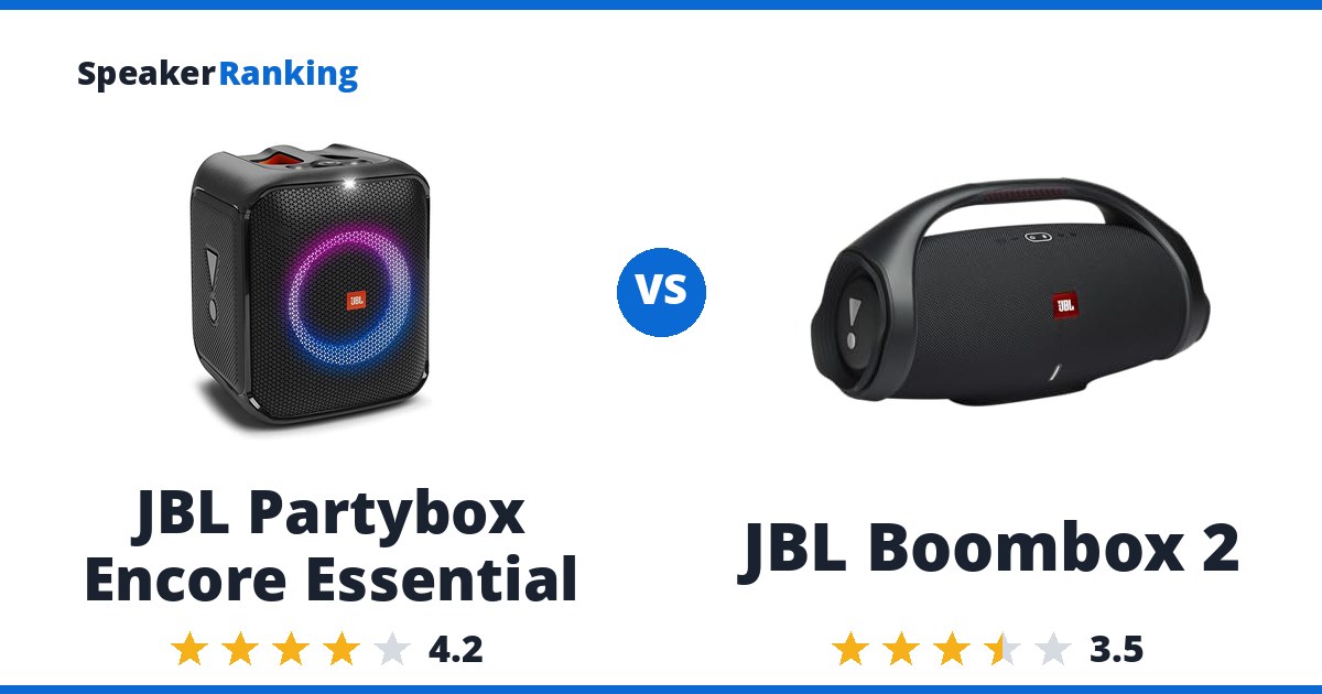 JBL Partybox Encore Essential vs JBL Boombox 2