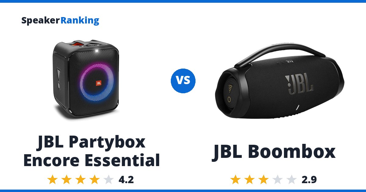 JBL Partybox Encore Essential vs JBL Boombox