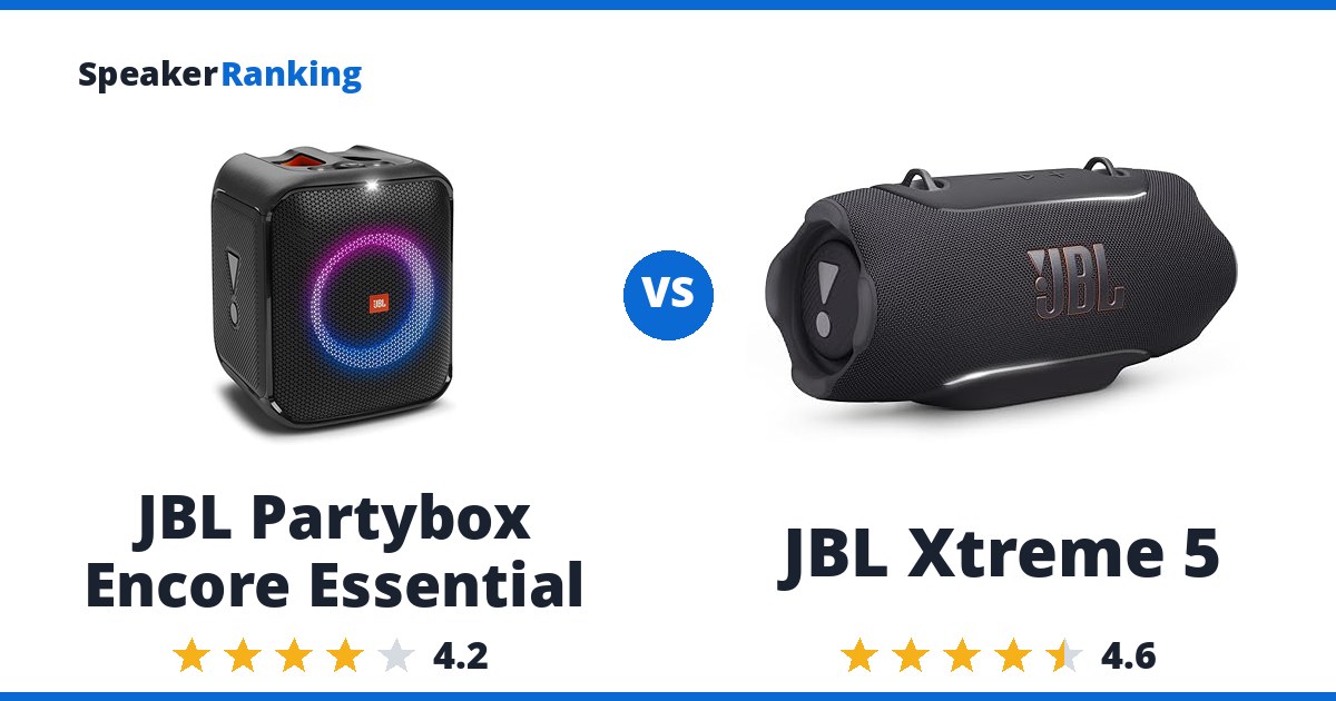 JBL Partybox Encore Essential vs JBL Xtreme 5