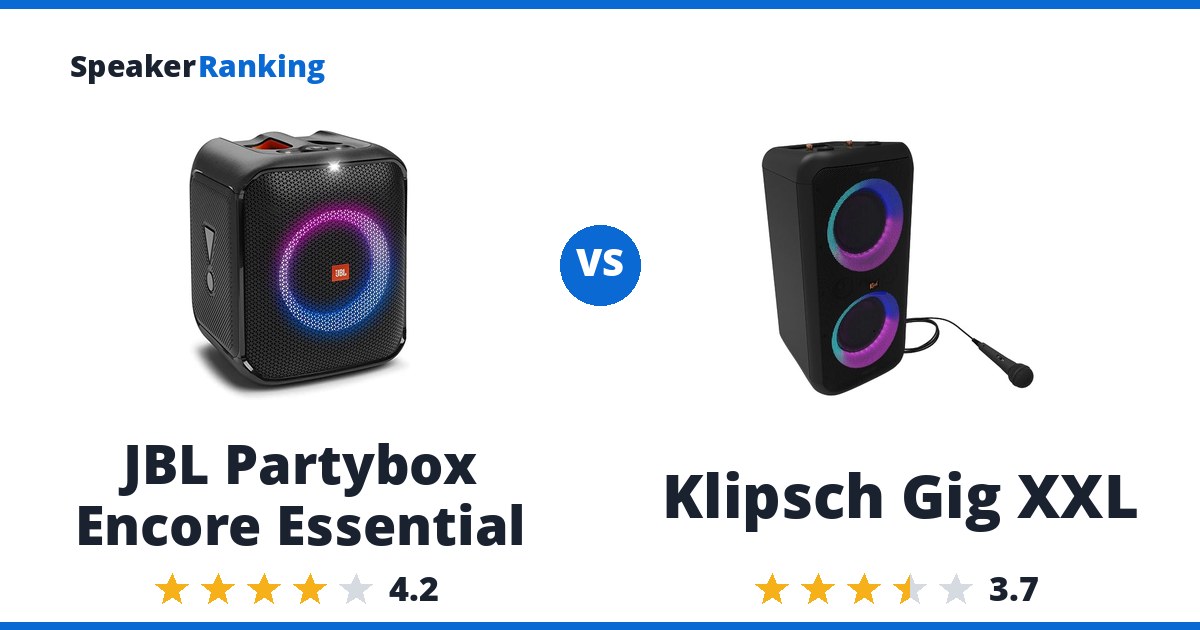 JBL Partybox Encore Essential vs Klipsch Gig XXL