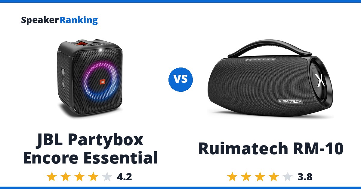 JBL Partybox Encore Essential vs Ruimatech RM-10