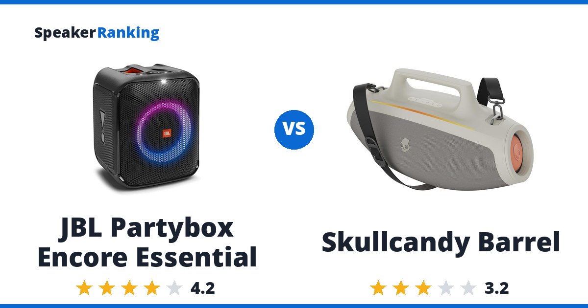 JBL Partybox Encore Essential vs Skullcandy Barrel