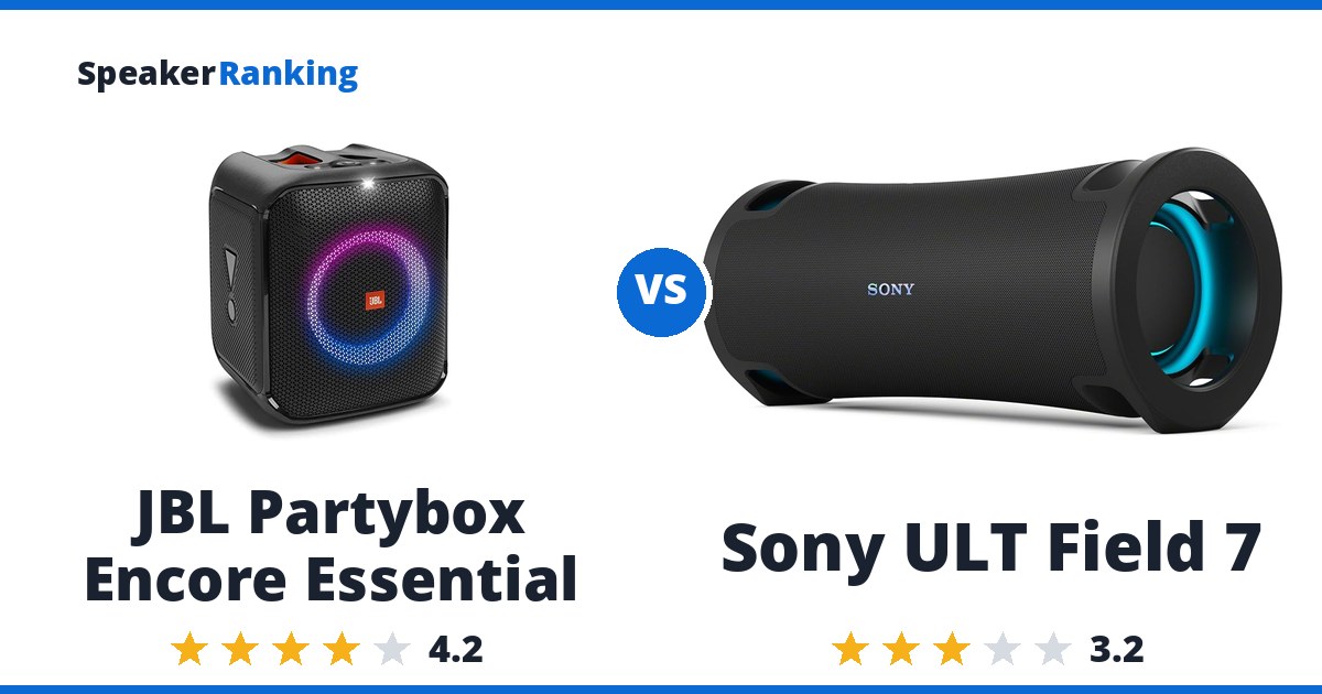 JBL Partybox Encore Essential vs Sony ULT Field 7