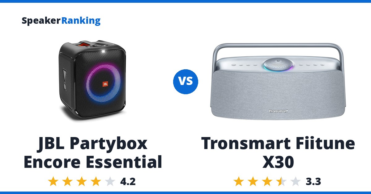 JBL Partybox Encore Essential vs Tronsmart Fiitune X30