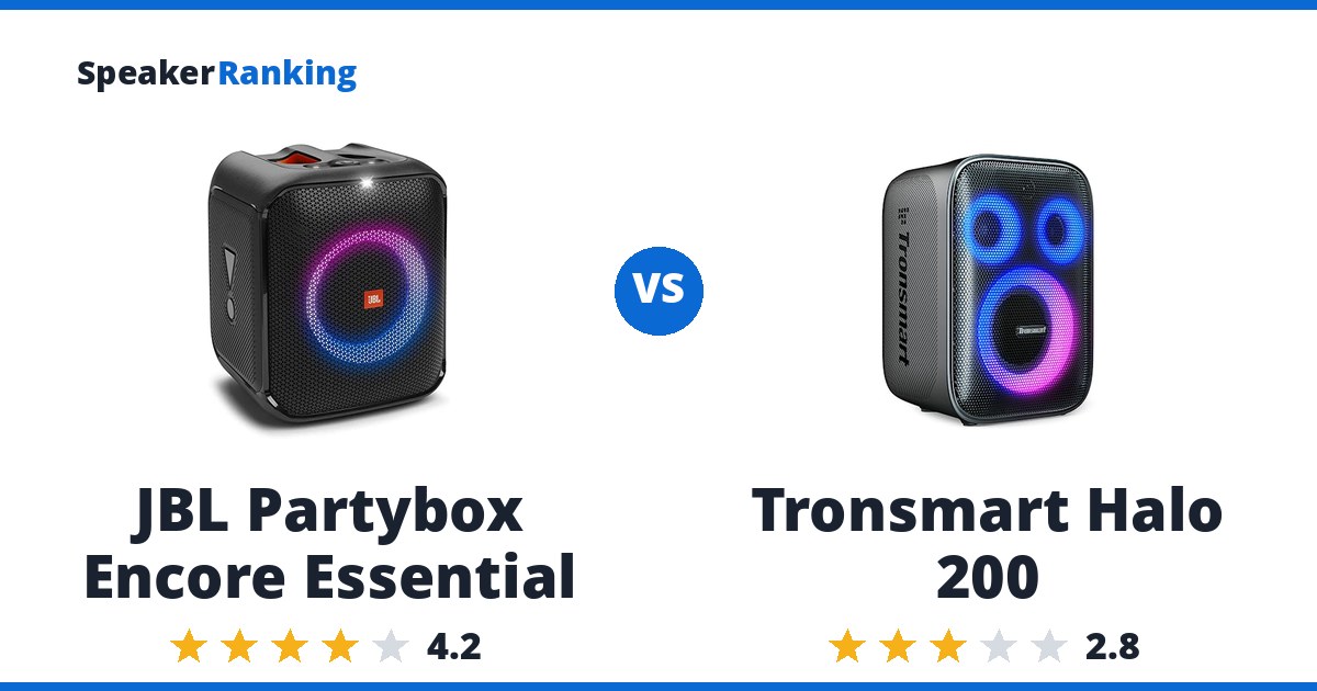 JBL Partybox Encore Essential vs Tronsmart Halo 200