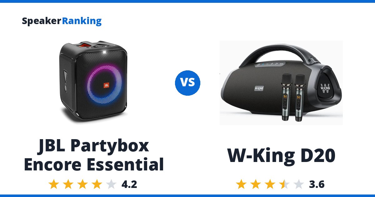 JBL Partybox Encore Essential vs W-King D20