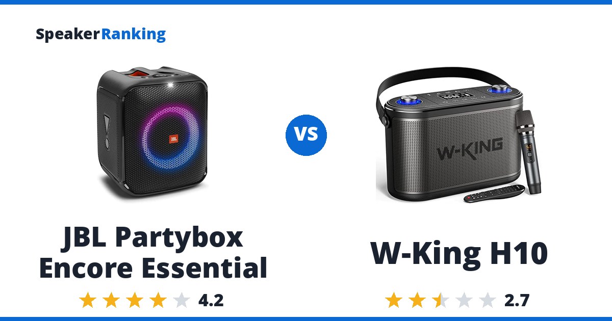 JBL Partybox Encore Essential vs W-King H10