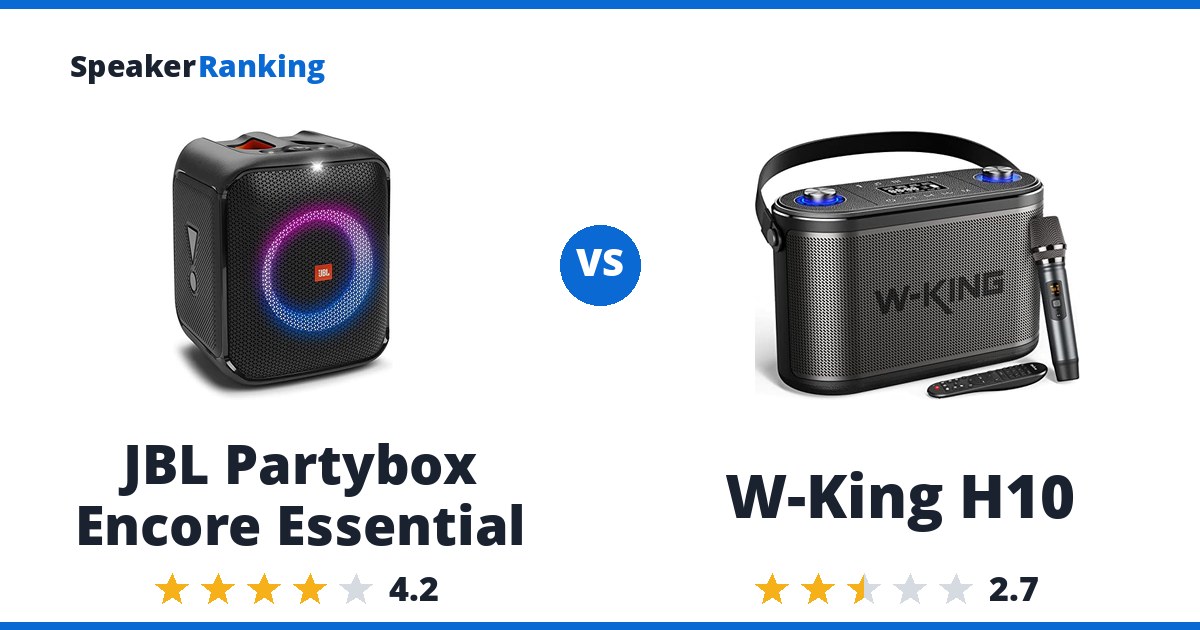 JBL Partybox Encore Essential vs W-King H10