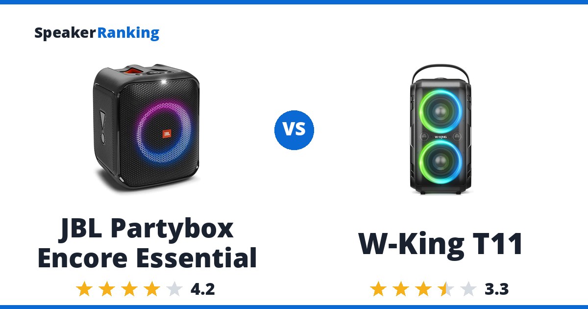 JBL Partybox Encore Essential vs W-King T11