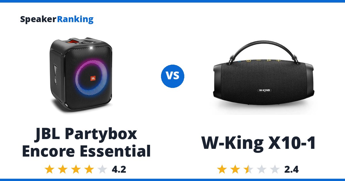 JBL Partybox Encore Essential vs W-King X10-1