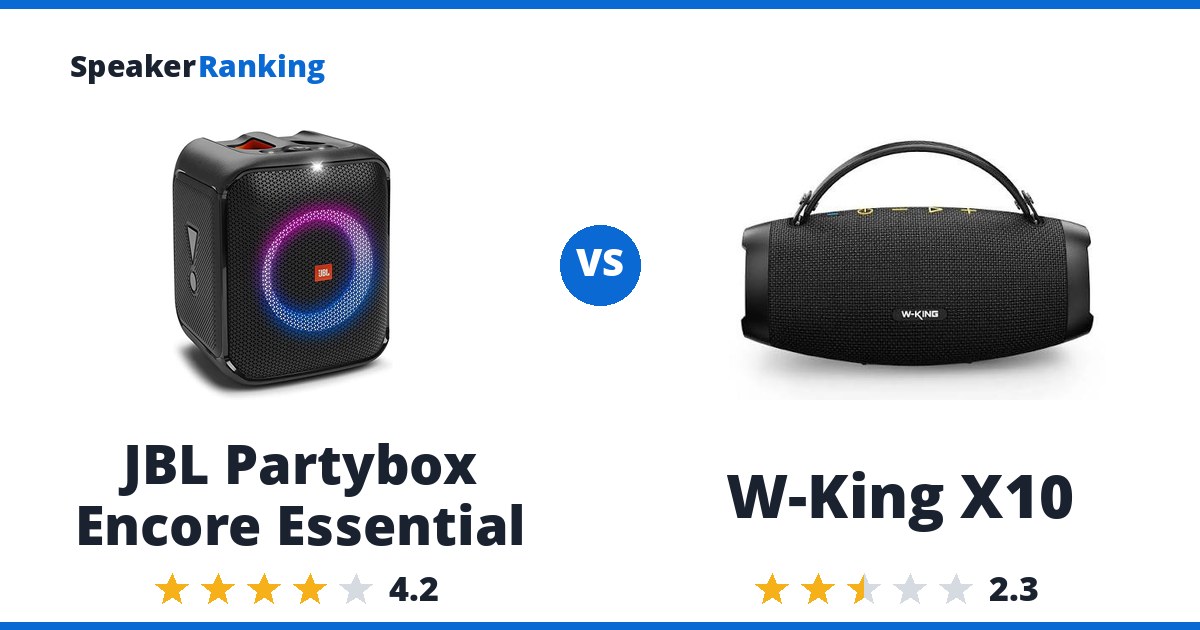 JBL Partybox Encore Essential vs W-King X10