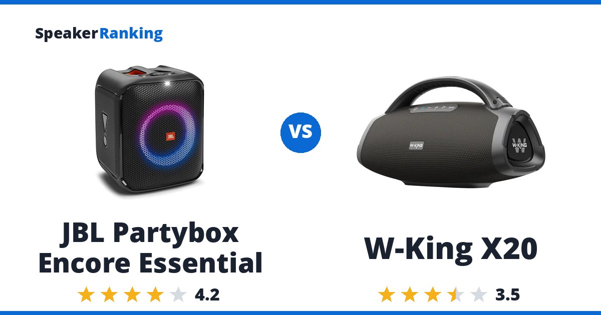 JBL Partybox Encore Essential vs W-King X20