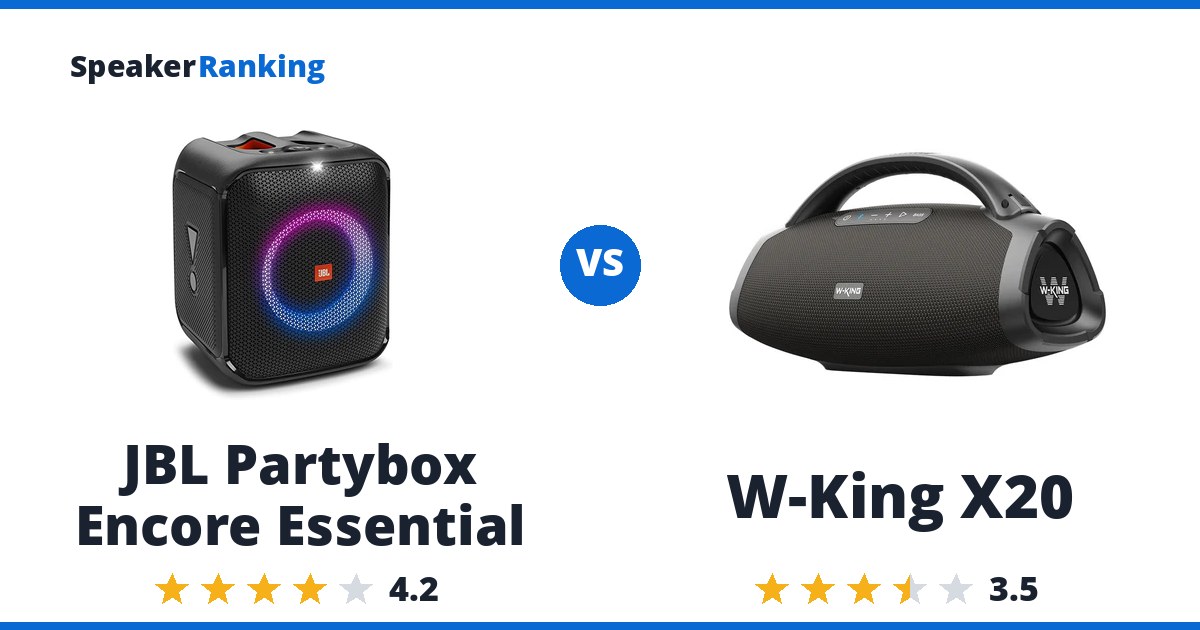 JBL Partybox Encore Essential vs W-King X20