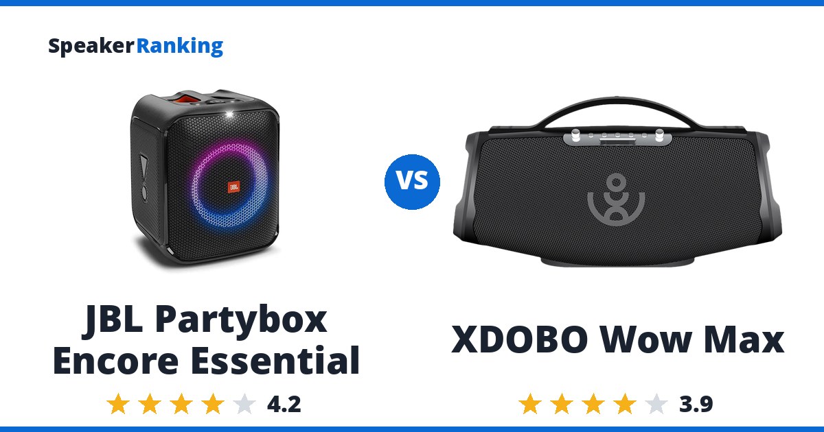 JBL Partybox Encore Essential vs XDOBO Wow Max