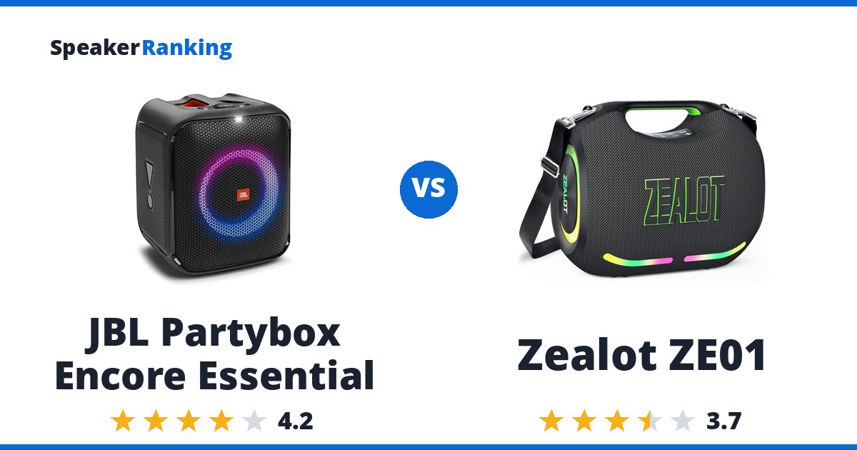JBL Partybox Encore Essential vs Zealot ZE01