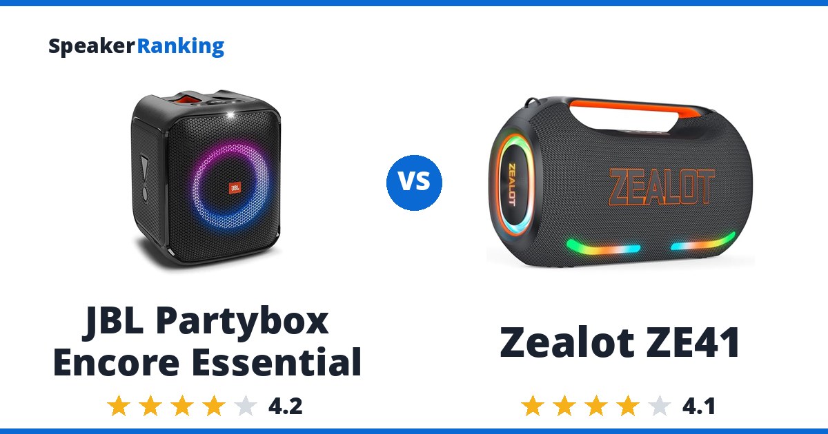 JBL Partybox Encore Essential vs Zealot ZE41
