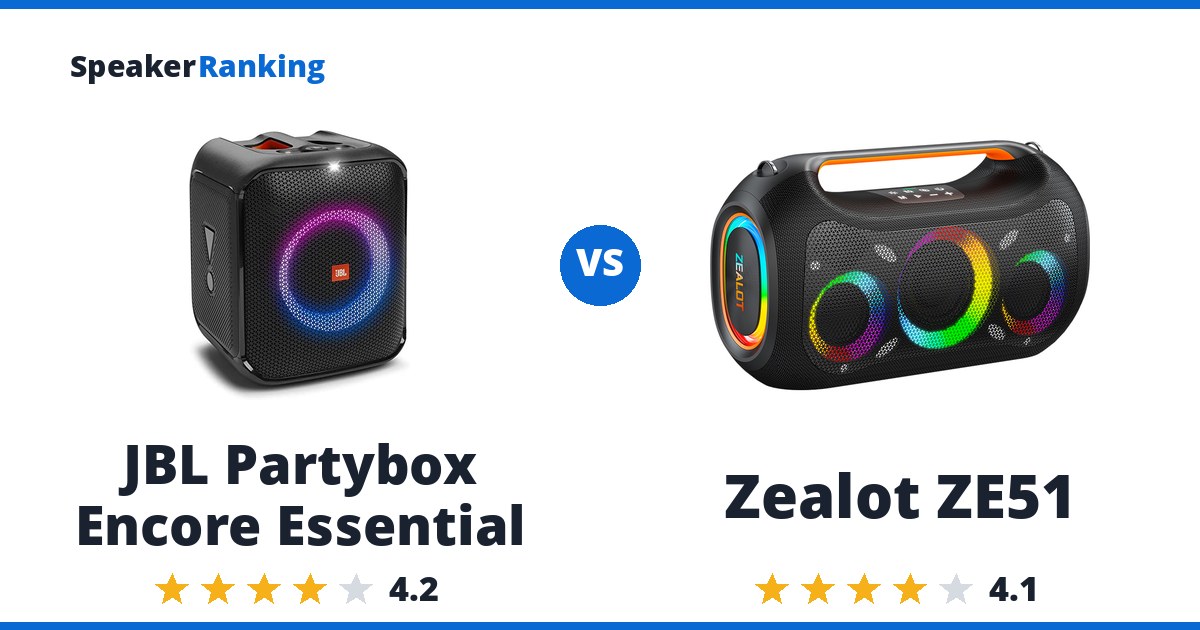 JBL Partybox Encore Essential vs Zealot ZE51