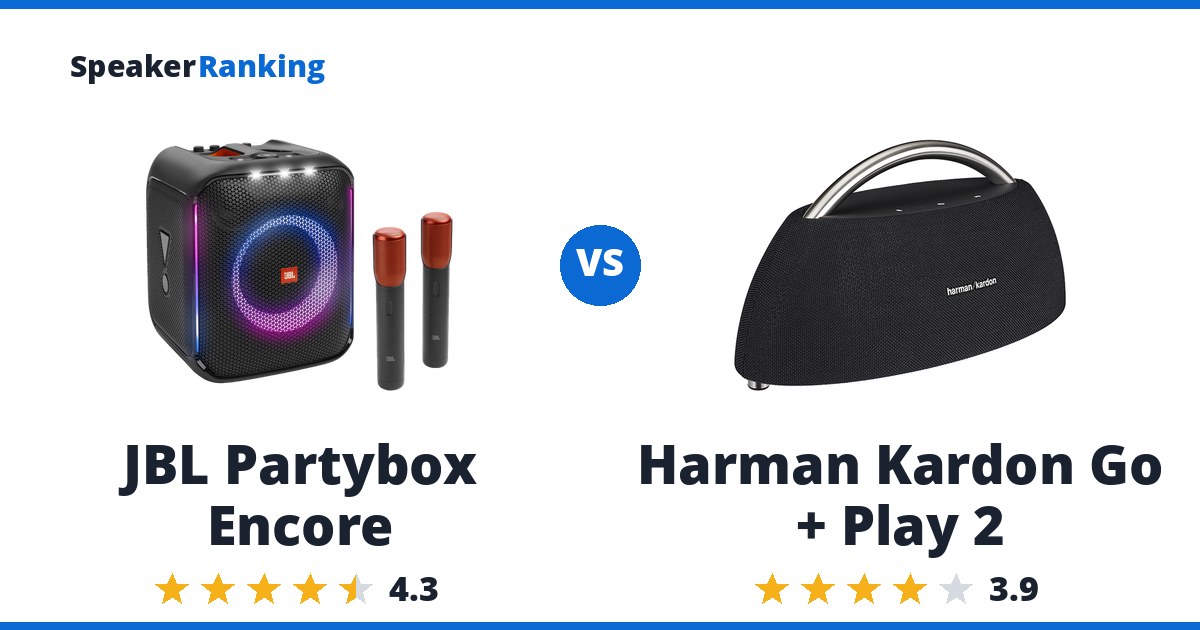JBL Partybox Encore vs Harman Kardon Go + Play 2