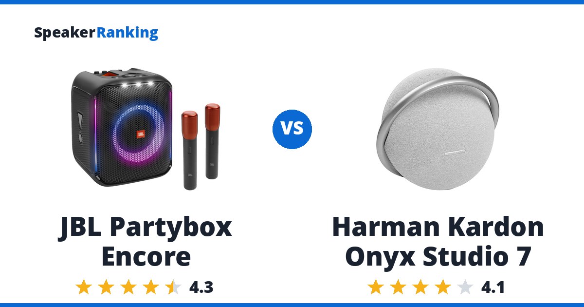 JBL Partybox Encore vs Harman Kardon Onyx Studio 7