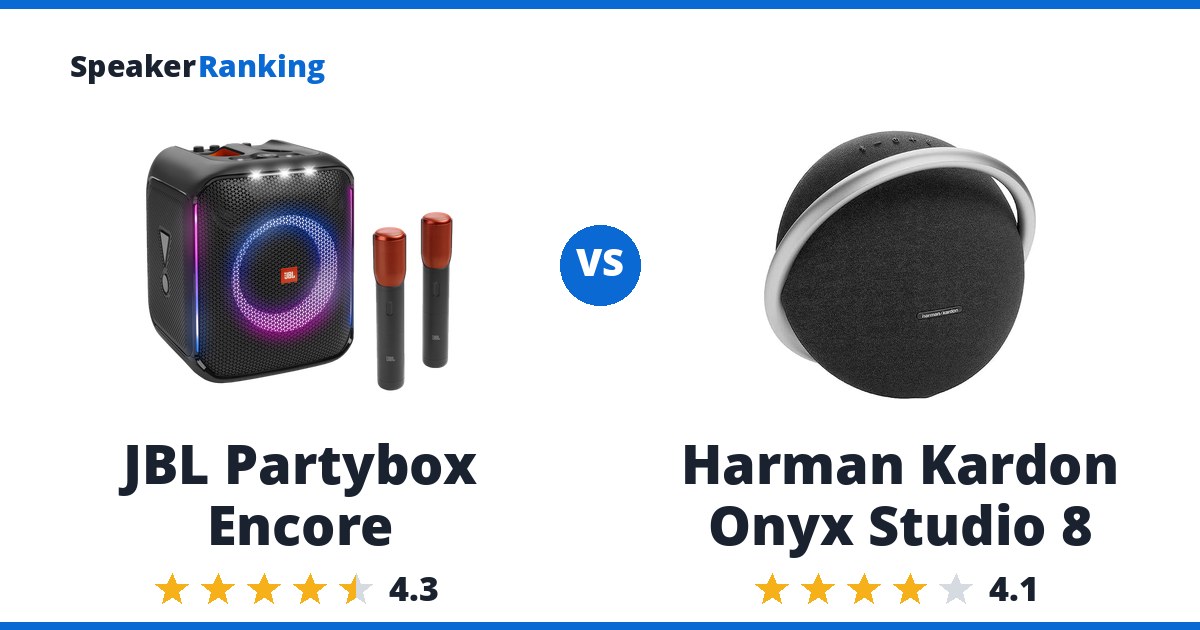 JBL Partybox Encore vs Harman Kardon Onyx Studio 8