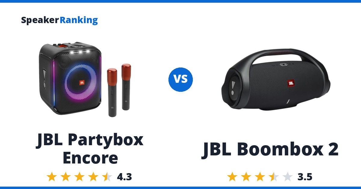 JBL Partybox Encore vs JBL Boombox 2