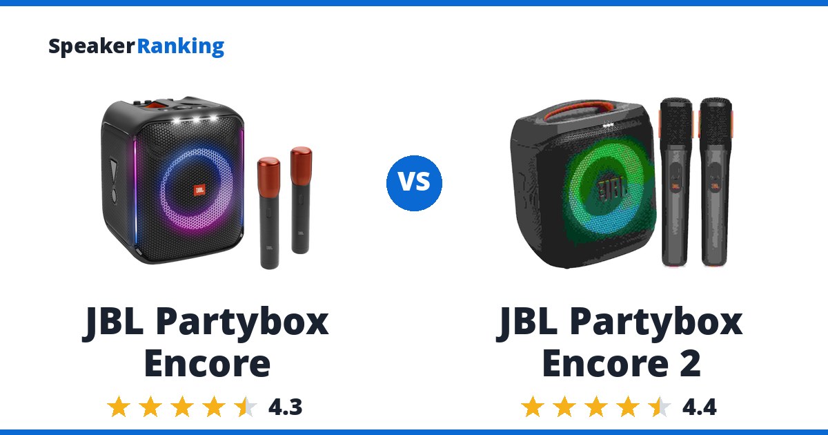 JBL Partybox Encore vs JBL Partybox Encore 2