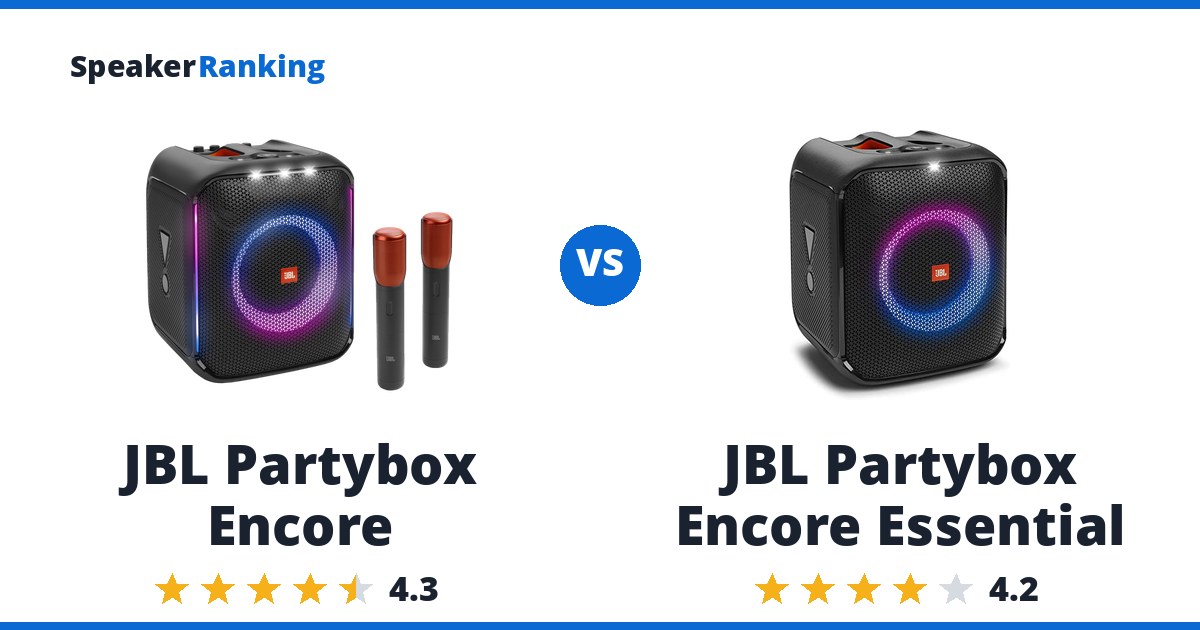 JBL Partybox Encore vs JBL Partybox Encore Essential