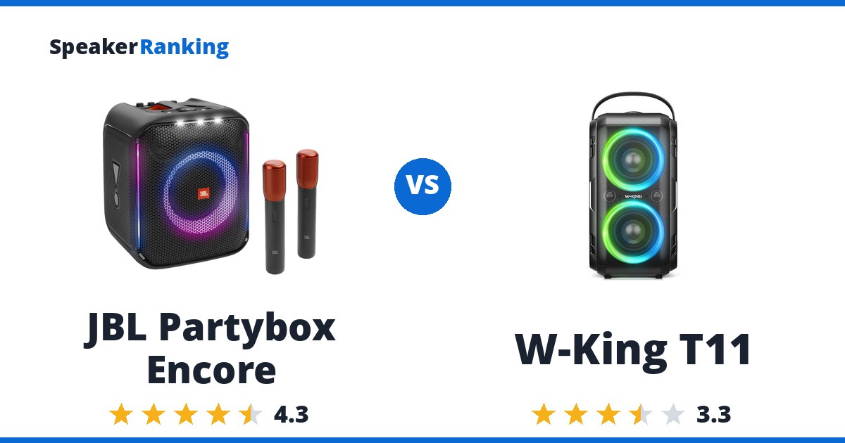 JBL Partybox Encore vs W-King T11