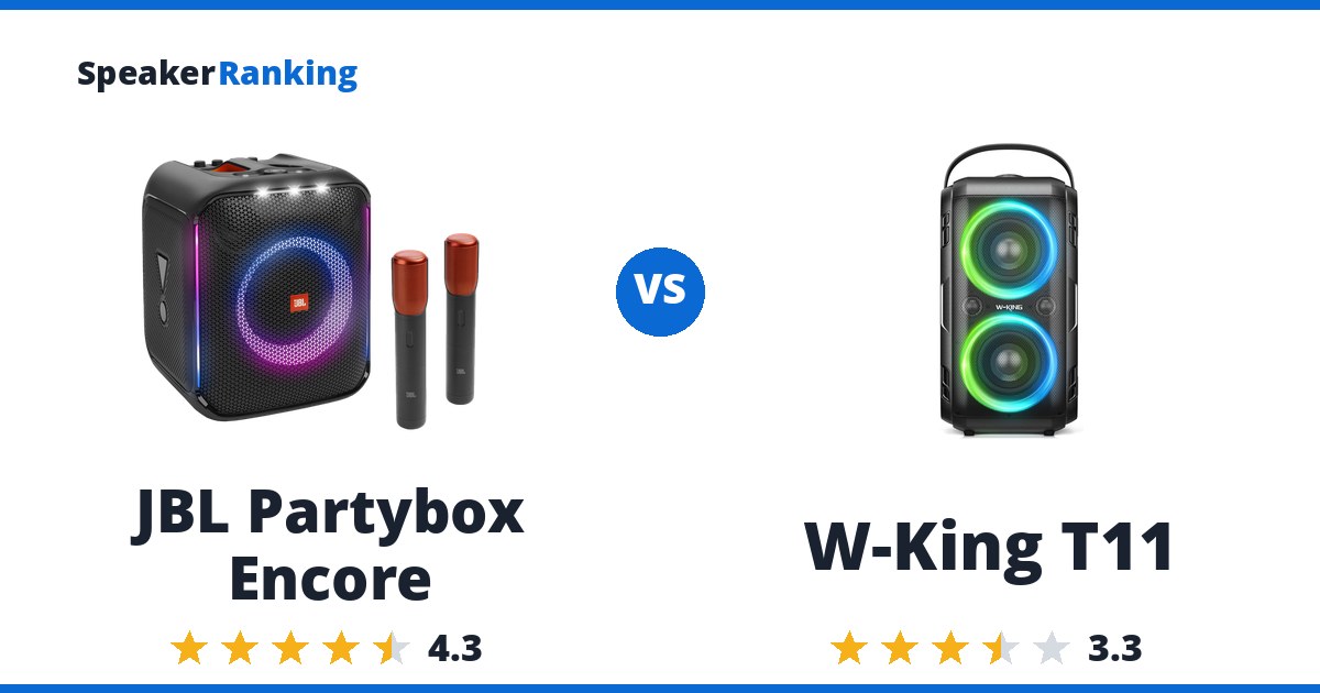 JBL Partybox Encore vs W-King T11