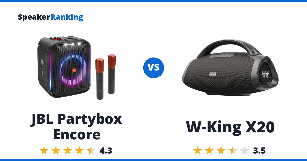 JBL Partybox Encore vs W-King X20