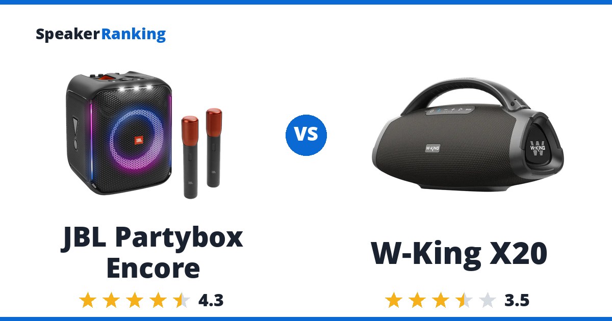 JBL Partybox Encore vs W-King X20