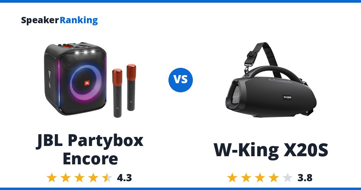 JBL Partybox Encore vs W-King X20S