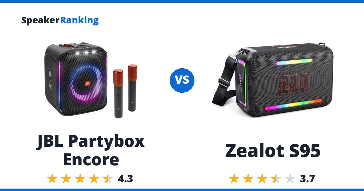 JBL Partybox Encore vs Zealot S95
