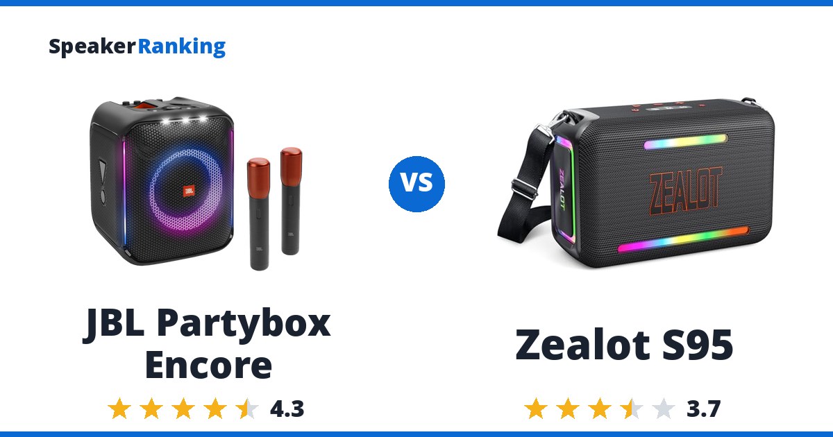 JBL Partybox Encore vs Zealot S95