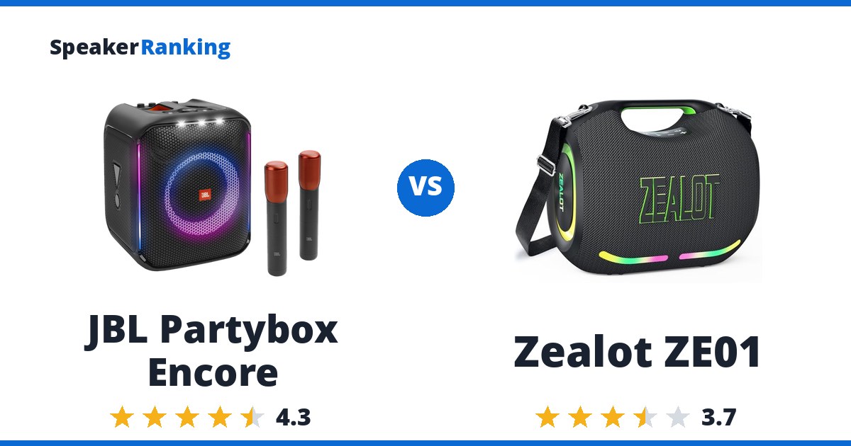 JBL Partybox Encore vs Zealot ZE01