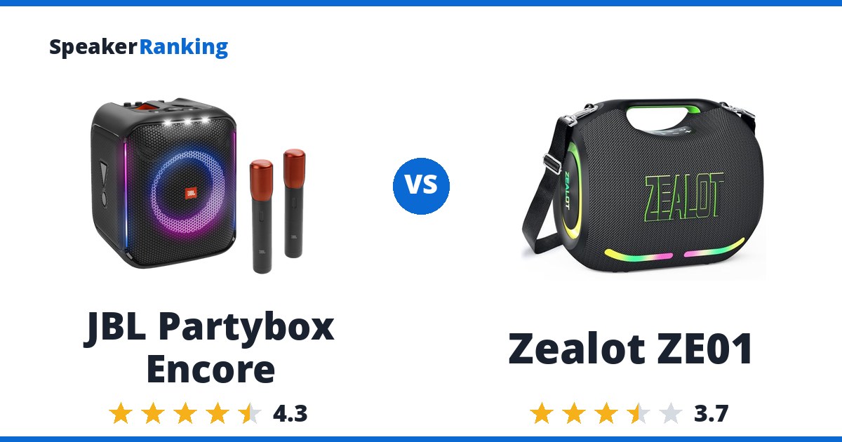 JBL Partybox Encore vs Zealot ZE01