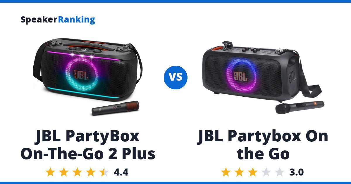 JBL PartyBox On-The-Go 2 Plus vs JBL Partybox On the Go
