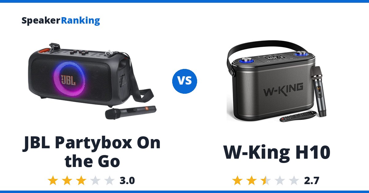 JBL Partybox On the Go vs W-King H10