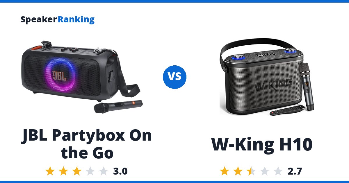 JBL Partybox On the Go vs W-King H10